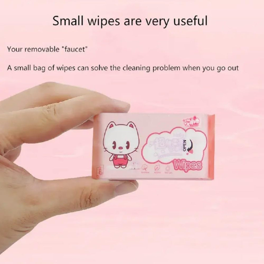 Portable Disposable Pocket Water Wipes for Baby Skin Care